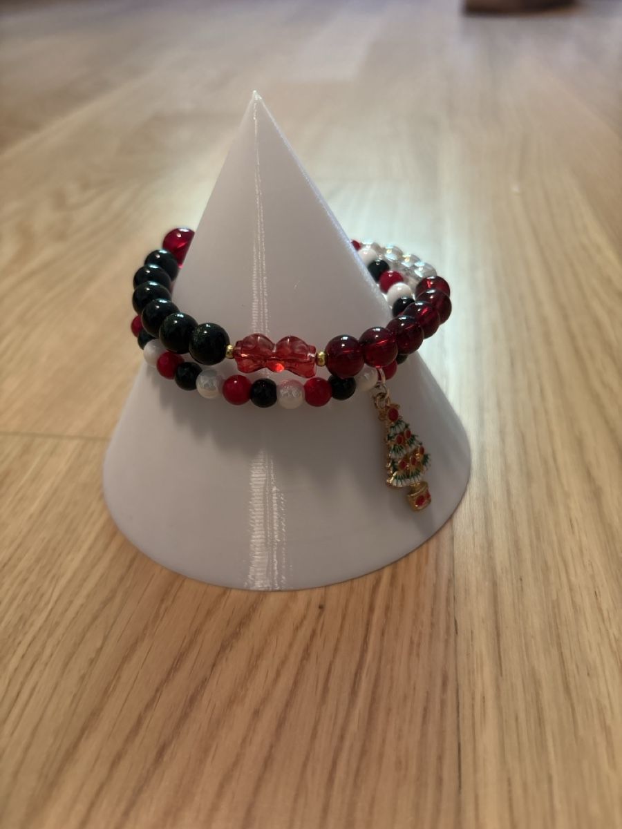 Bracciali & Braccialetti: Handmade.Christmas Tree Beaded Bracelet  – Nuovo (secondo la descrizione) da Basel venduto da mai_q5gs 1