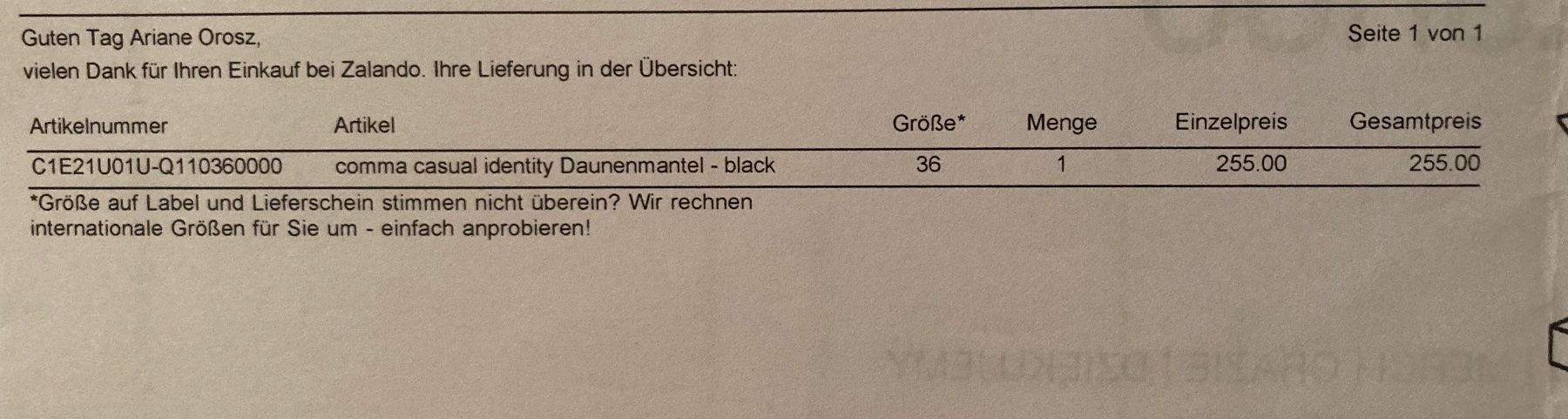 Comma Cappotti: Daunenmantel, schwarz, von Comma – Nuovo (secondo la descrizione) da Zürich venduto da artoro 9
