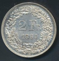 2 Fr. 1860 unz