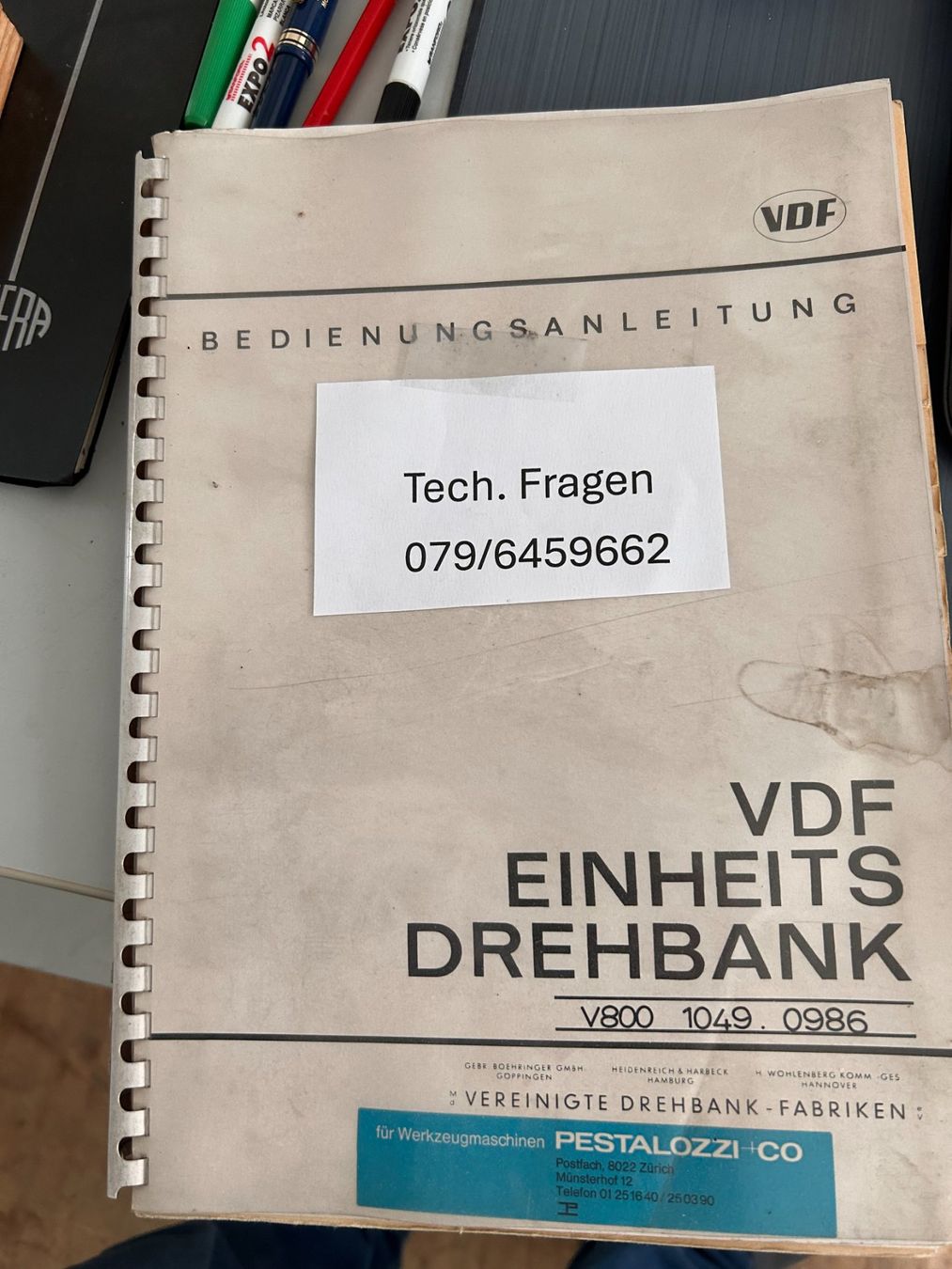 Tutte le macchine: Drehbank VDF Böhringer / 3 Meter – Usato da Münchenstein venduto da fransch 6