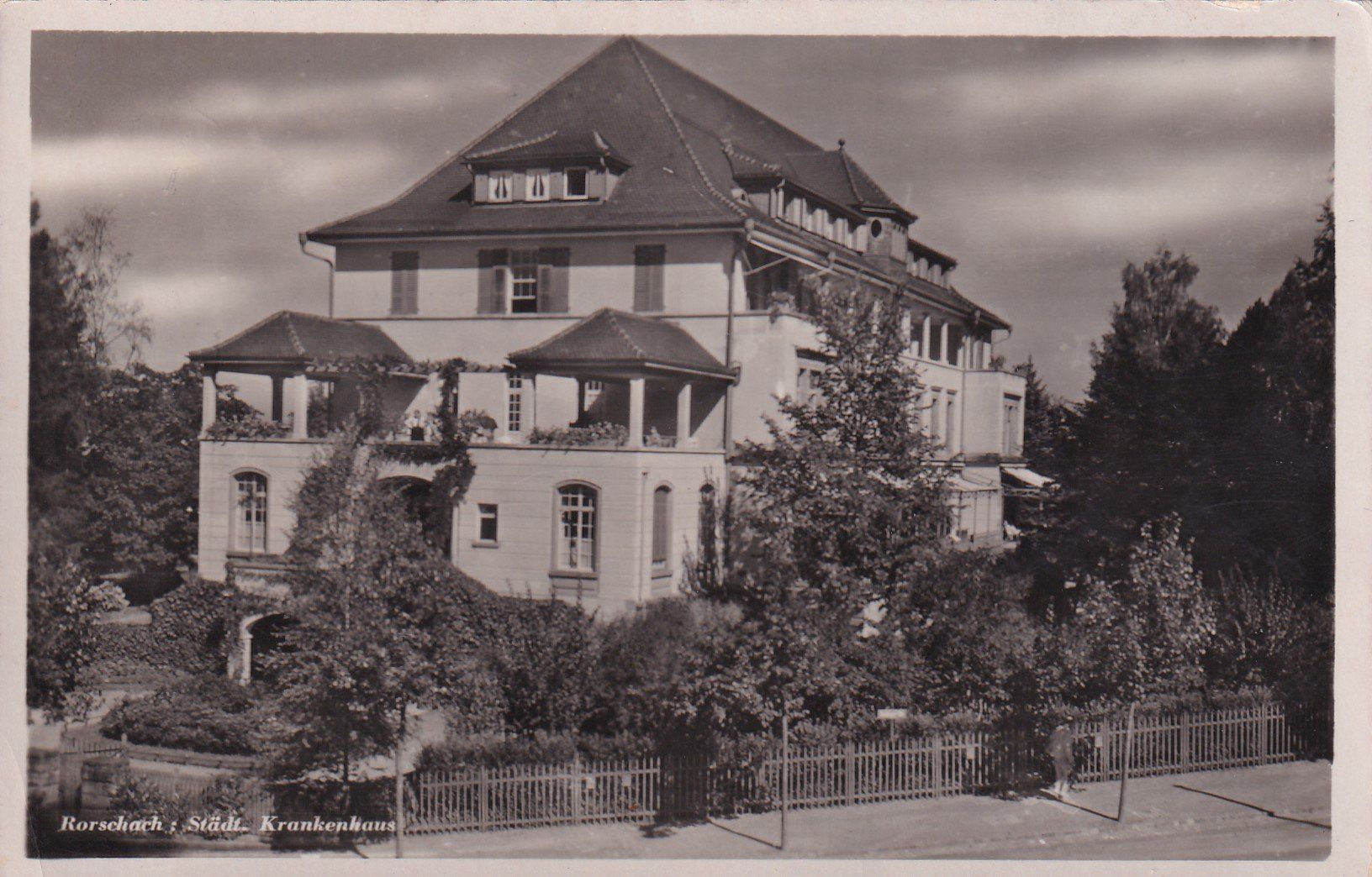 Ansichtskarten: Rorschach Städt Kankenhaus – Gebraucht aus Cormoret von Pascalll2001