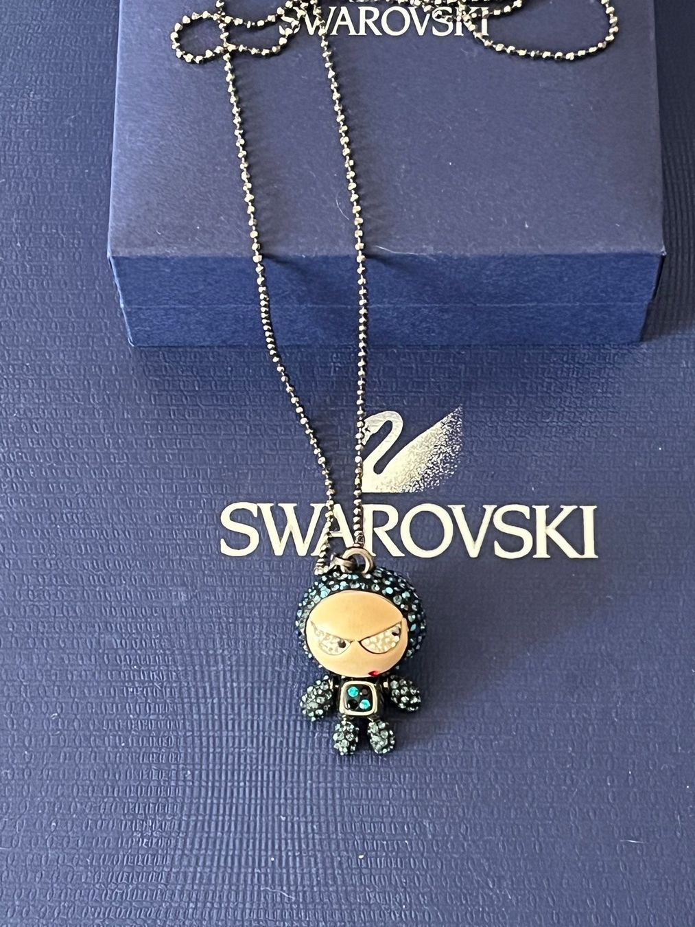 Swarovski Catenine: Swarovski kette neu und original mit Box – Nuovo (secondo la descrizione) da Kirchleerau venduto da Piroska05