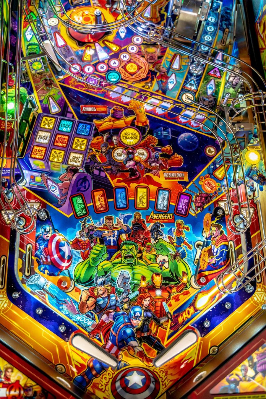 Stern Pinball Flipper: Stern Avengers Infinity Quest LE + Topper Flipperkasten – Usato da Carì venduto da Max1102 6