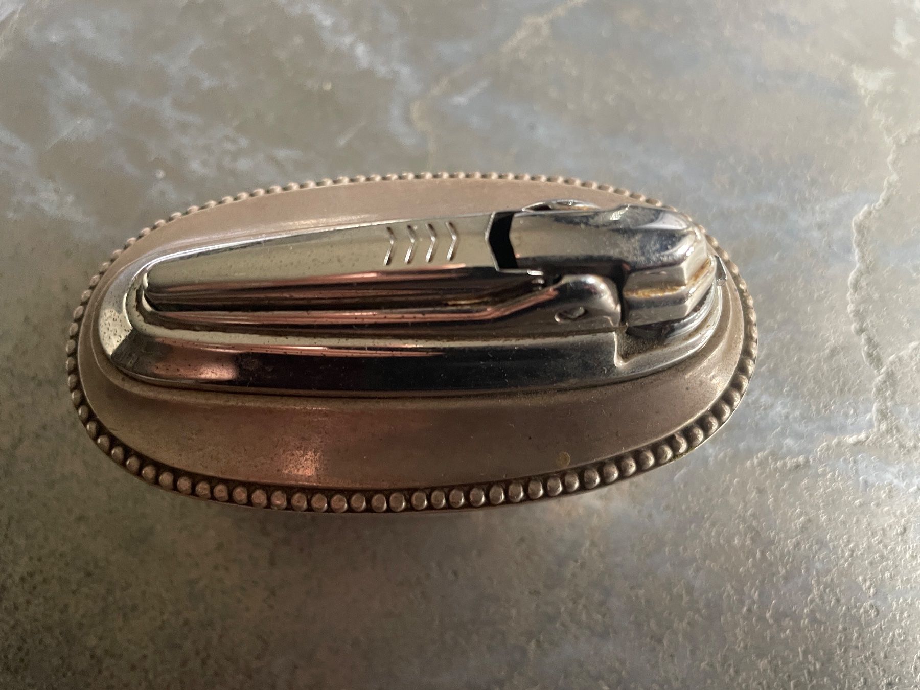 Ronson Accendini: Tischfeuerzeug Ronson versilbert Vintage – Usato da Volketswil venduto da rubin74 1