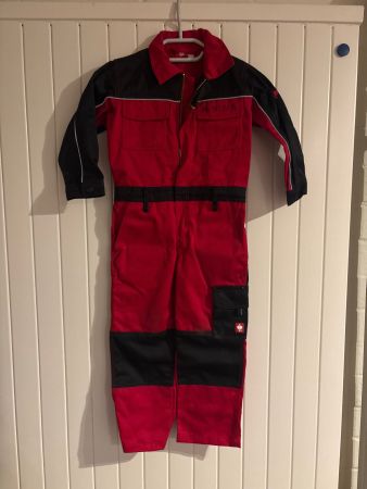 Arbeitsanzug Engelbert Strauss Rot Schwarz Grösse 110/116
