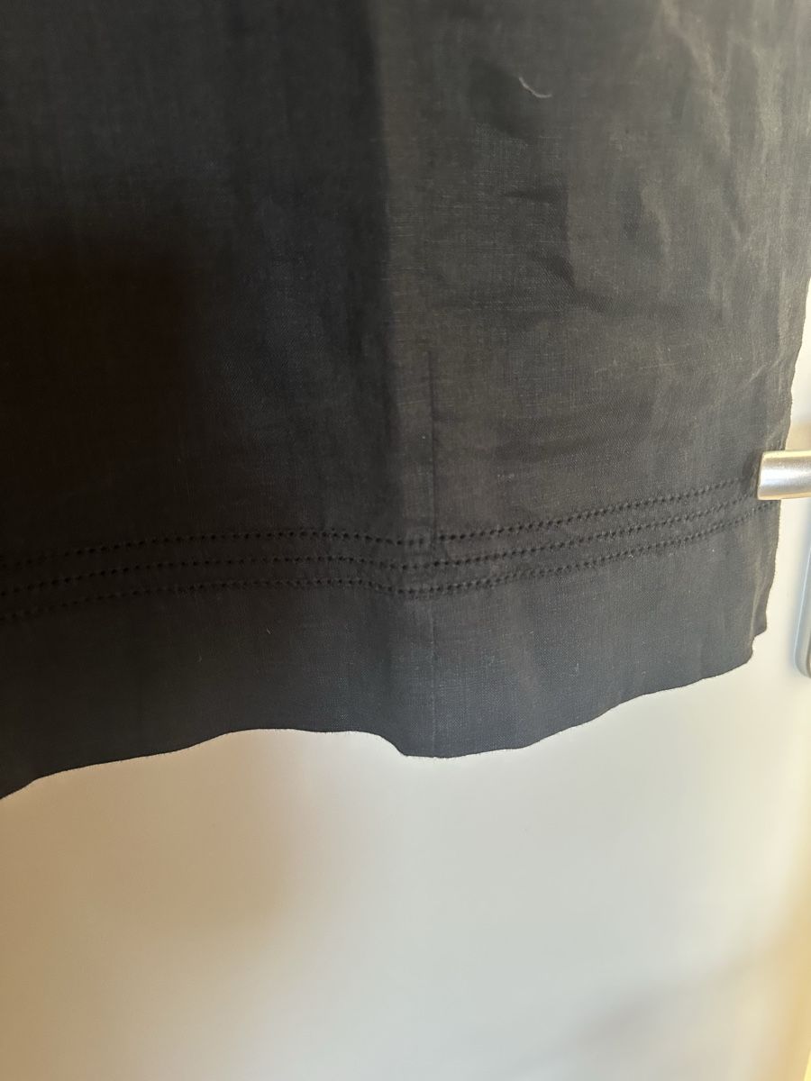Vestiti: Schwarzes Sommerkleid Gr.40 aus Leinen – Usato da Langnau aA venduto da Camelia14 1