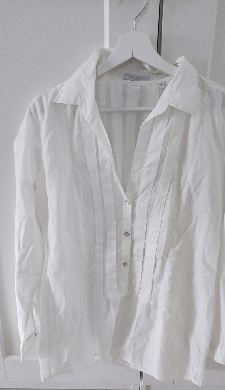 Marc O'Polo Camicette: Marc O'Polo Bluse, Gr. 36, weiss – Usato da Stäfa venduto da modeflash 1