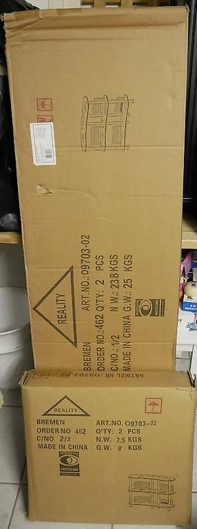 Tavoli: Moderner Bartisch - Neu und originalverpackt, Glas Schwarz – Usato da Niederwangen BE venduto da Benny.7 4