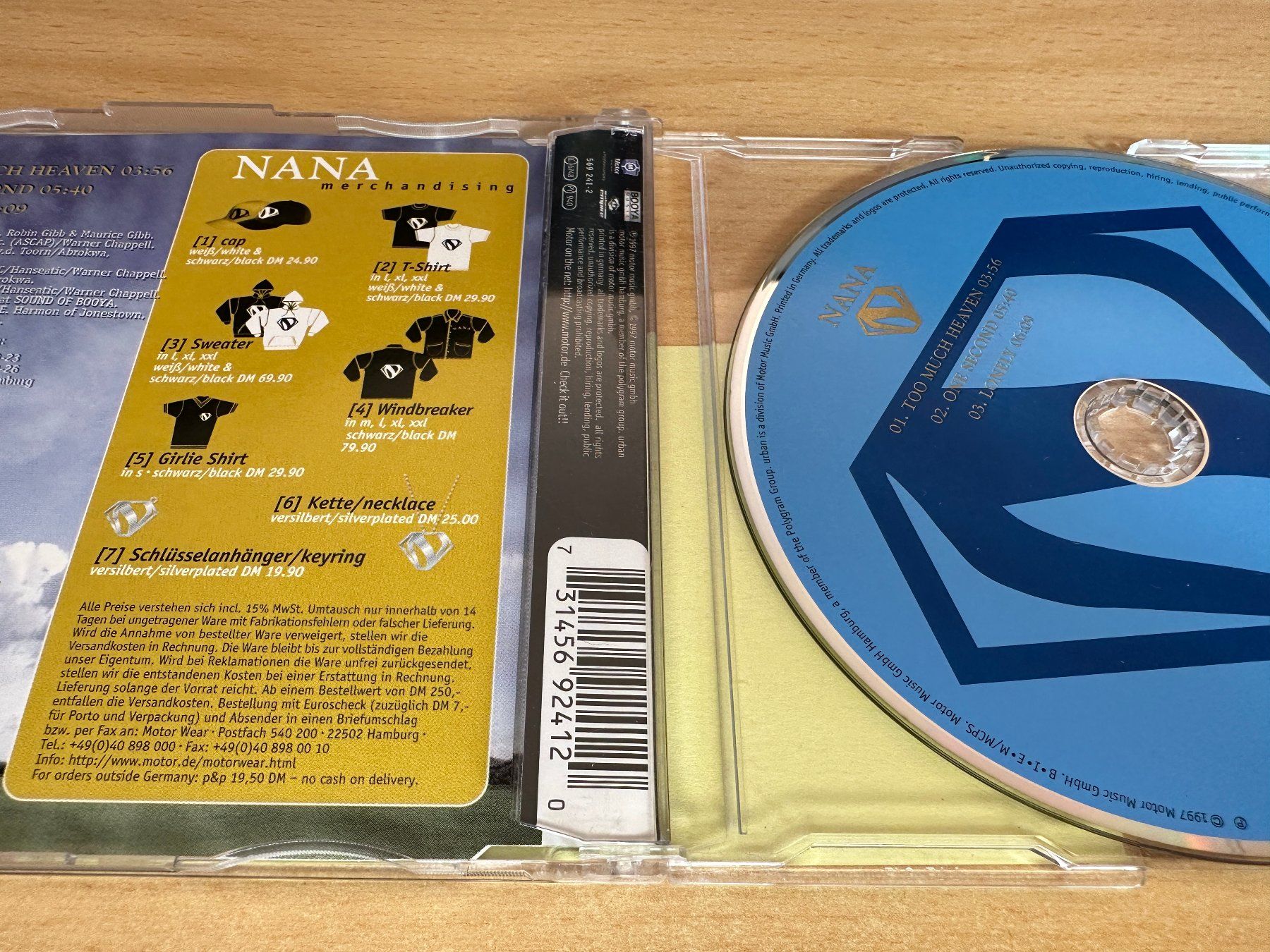 CD: Nana – Too Much Heaven - Single CD – Usato da Rikon im Tösstal venduto da Alpenmutz 1