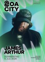 ZOA City: James Arthur 9. Juli 2026 Zürich