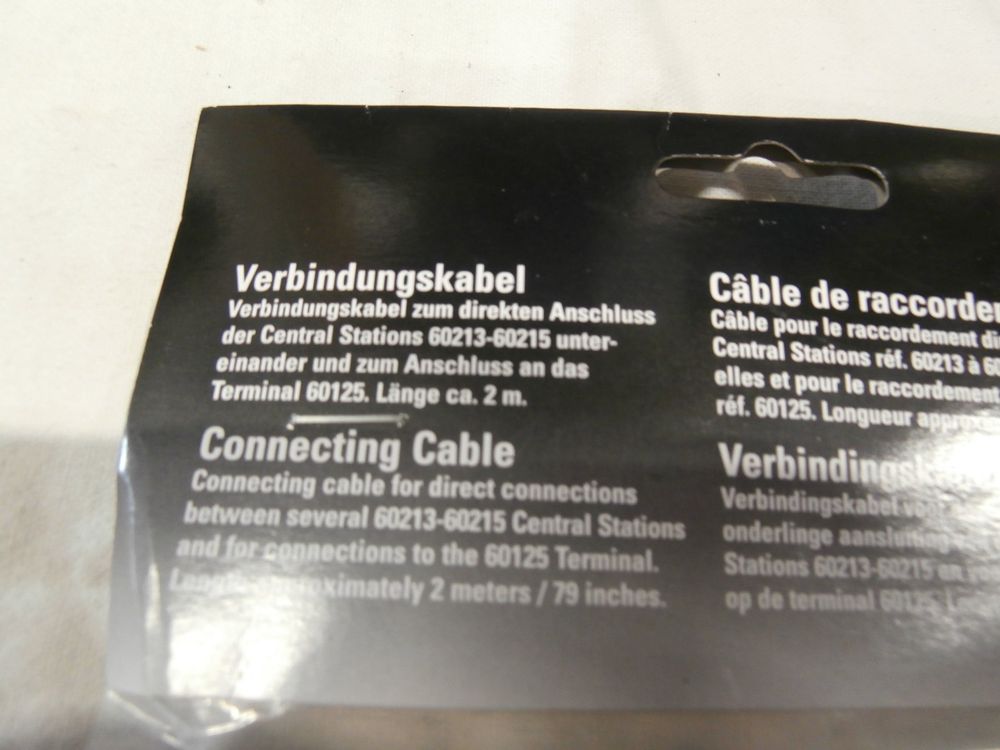 Märklin 60123 Connection Cable For 60215 / 60125 – NEW In Original Box, HO Scale