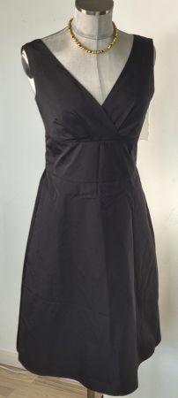 M 40  ESPRIT elegantes Cocktailkleid mattglanz schwarz