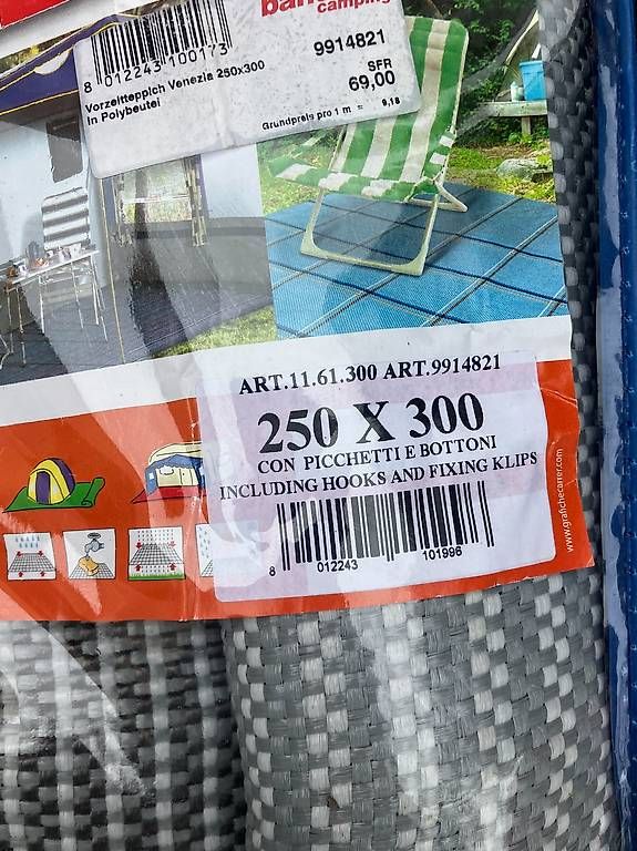 Tapis: Vorzelt Teppich 250 x 300 – D'occasion à Kriens par Gartenfee03 2