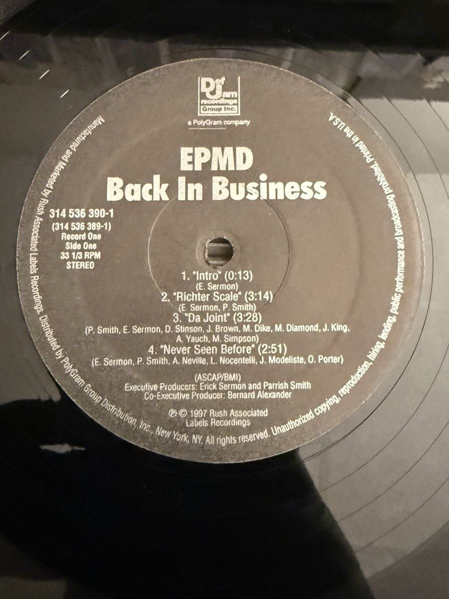 Dischi in vinile: EPMD - Back In Business / US 1994 OG – Usato da Delémont venduto da Studio_du_soleil 3