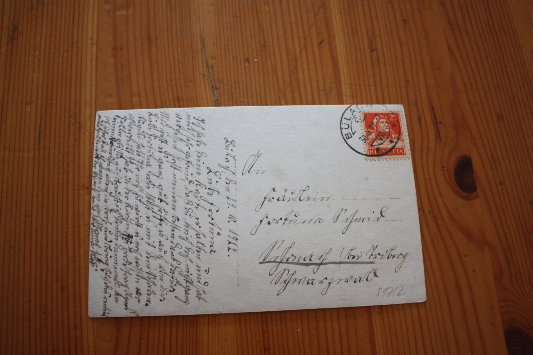 Cartoline postali: Bülach 1920 – Usato da Altstätten SG venduto da sulim 1