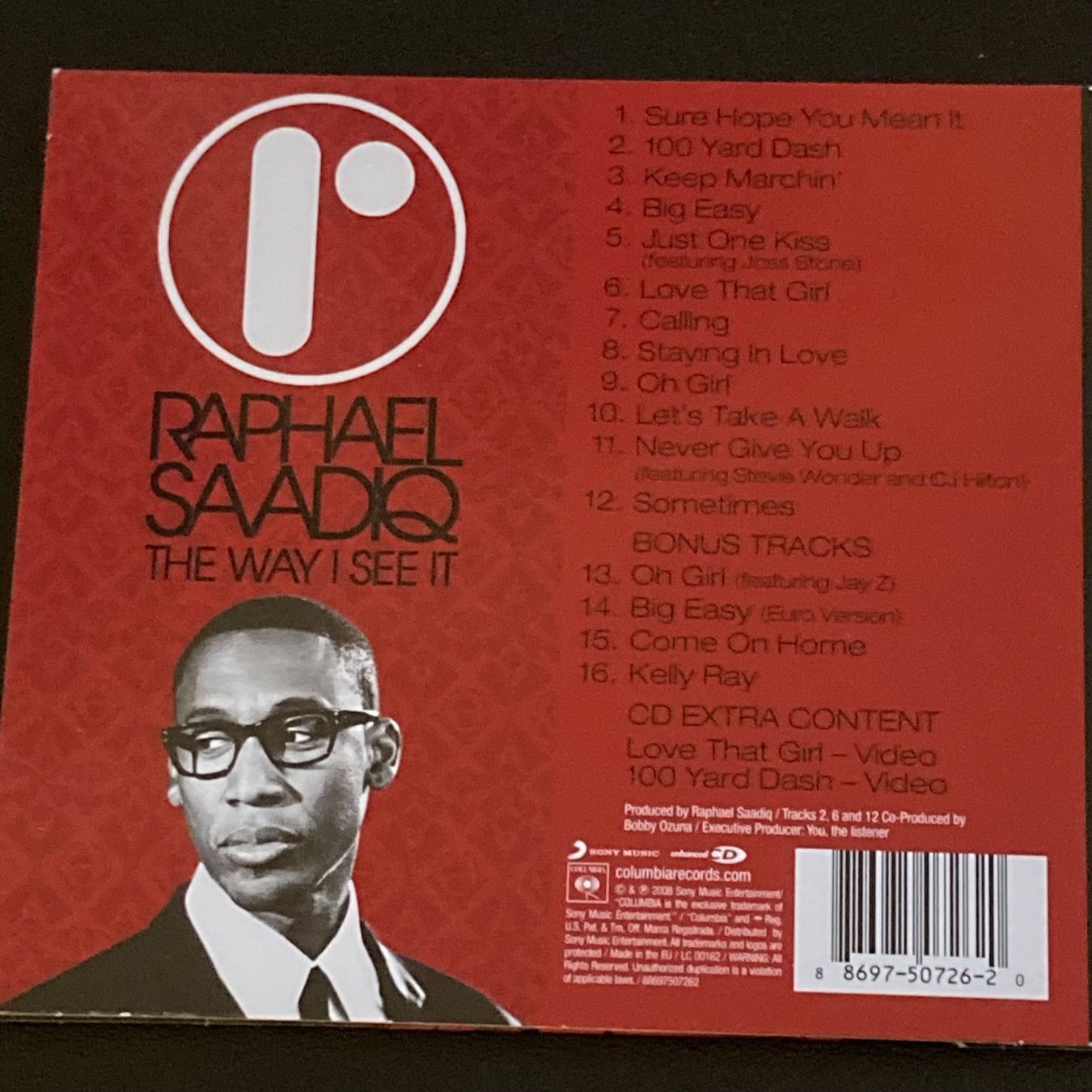 CDs: Raphael Saadiq - The Way I See It – Gebraucht aus Bern von Ntsamina 1