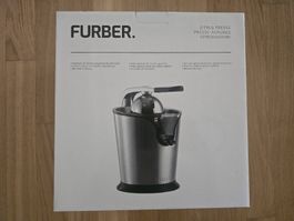 FURBER Zitruspresse Edelstahl semi-professionell neu
