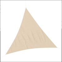 Sonnensegel NEU - Dreieck 3x3x3m beige