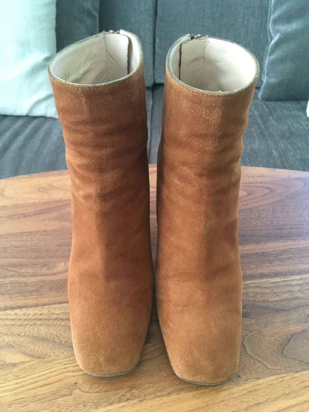 Stuart Weitzman Scarpe da donna: Stiefeletten, Wildleder, Beige, Stuart Weitzman, 9 cm – Usato da Zürich venduto da ancillaschmidhauser 3