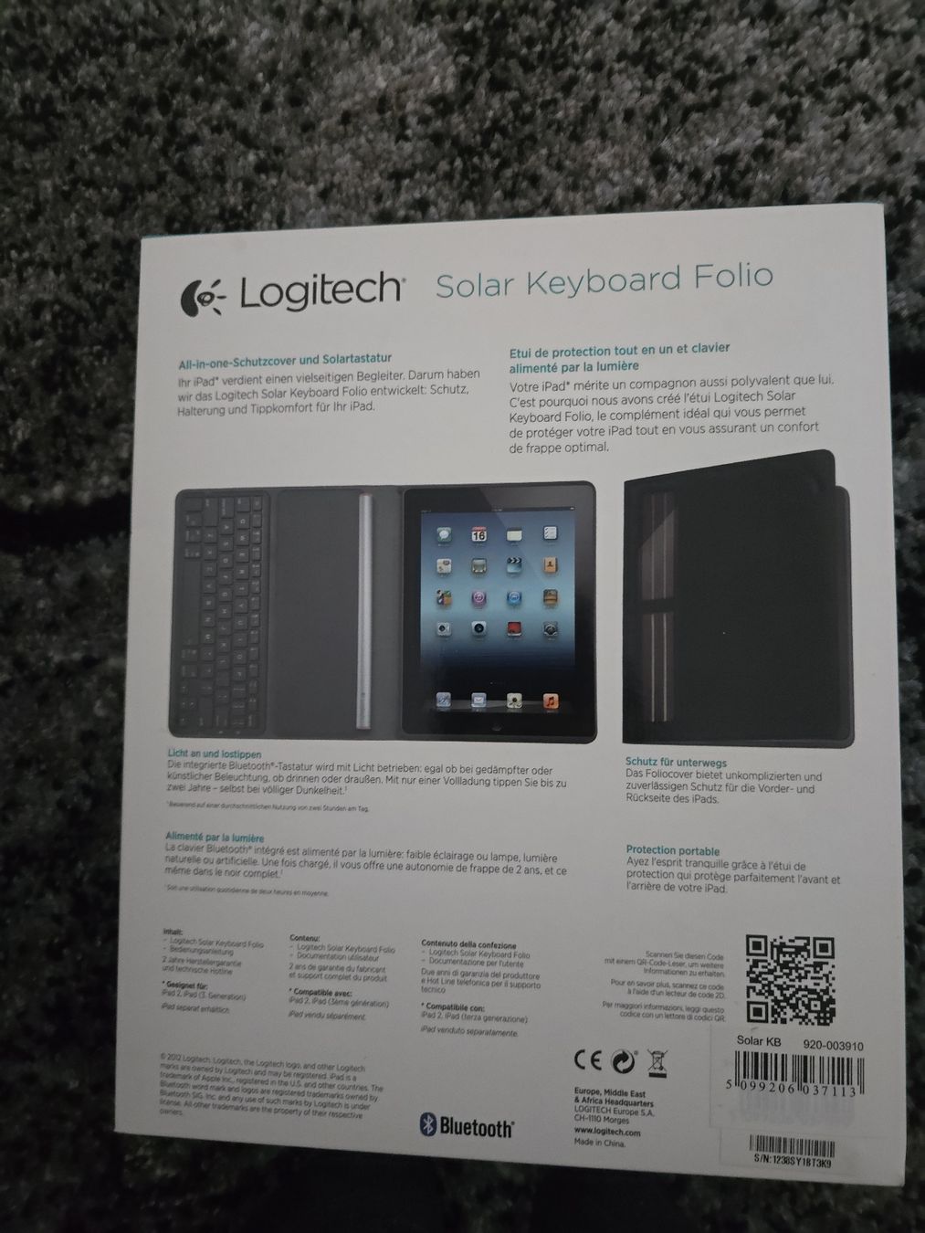 Tastiere: Logitech Solar Keyboard Folio - neu – Nuovo e nell'imballaggio originale da Ehrendingen venduto da Ince2016 1