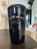 Bowmore Whisky-Karaffe mit Ausgiesser Keramik blau guter Zus