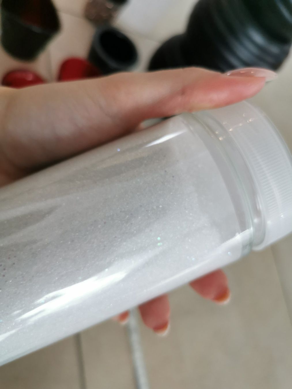 Tutte le decorazioni: Dekosand weiss / crystal – Nuovo e nell'imballaggio originale da Rickenbach b. Wil venduto da Beautiful.Things 4