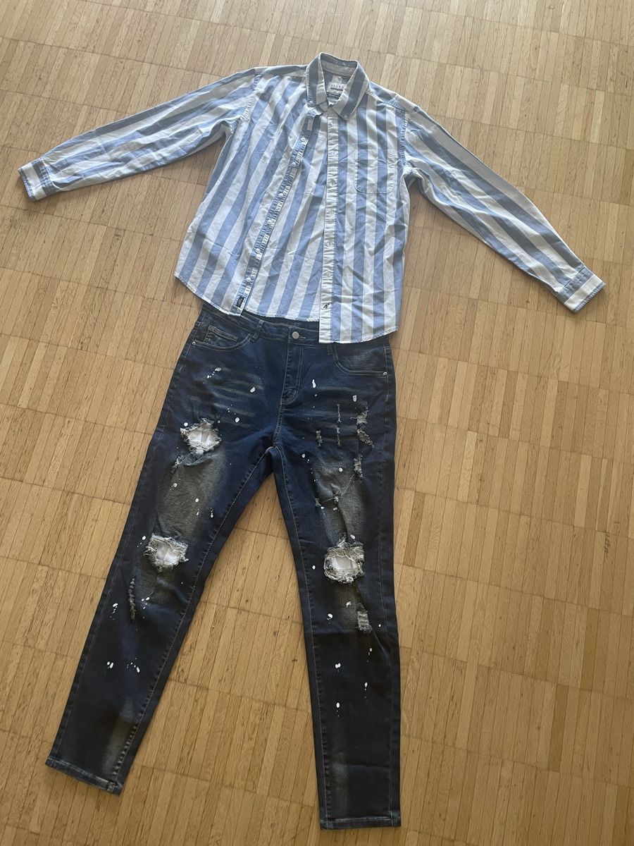Lotti di vestiti: Jeans + Hemd Set – Usato da Laufen venduto da bia_7vr6