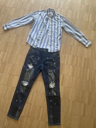 Jeans + Hemd Set