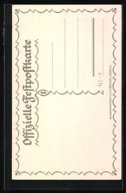 Cartoline postali: Aarau, Eigd. Schützenfest 1924, Schütz – Usato da Berlin venduto da bartko-reher 1