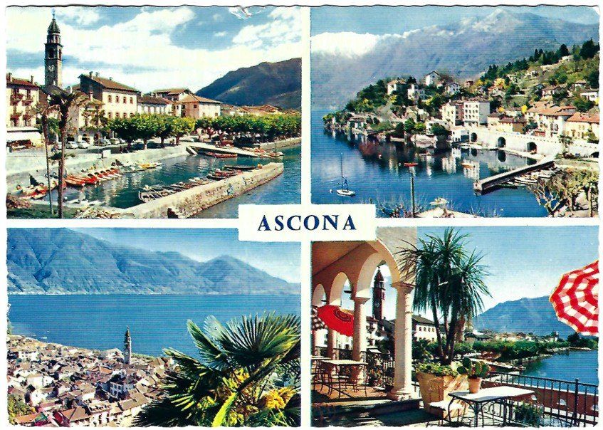 Cartoline postali: AK Ascona am Lago Maggiore, 1968 - Top! – Usato da Rheinfelden venduto da wil_m7gh