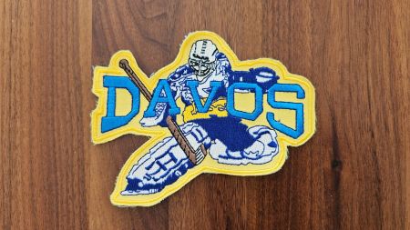 Davos Aufnäher, cooler Vintage Patch für Hockey Fans!