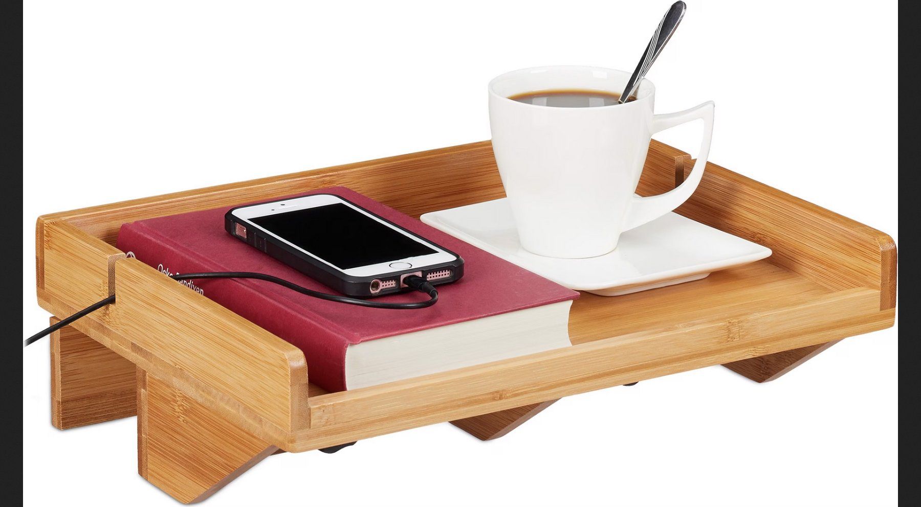 Comodini: Relaxdays Bedside shelf Bamboo – Nuovo e nell'imballaggio originale da Zürich venduto da vitaminSP