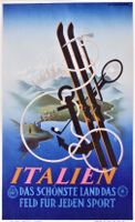 ITALIEN DAS SCHOENSTE LAND FUER JEDEN SPORT 1935 - Original