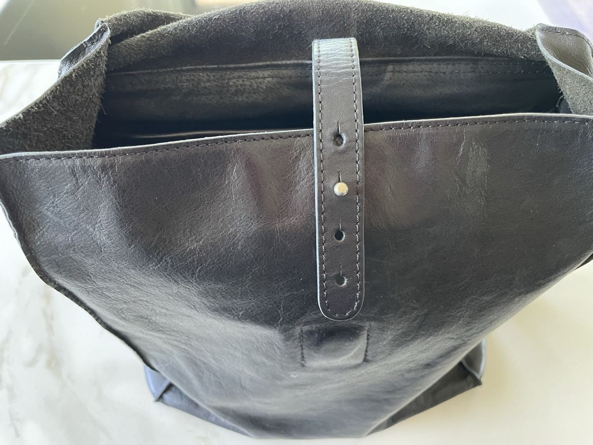 Zaini: Schwarzer Lederrucksack der Marke PARK Bag – Usato da Zollikofen venduto da Prosecco7 2