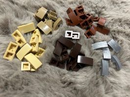 LEGO 45x Dachstein 1x2 gebogen (11477)