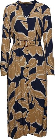Esprit Kleid Langarm mit Gürtel Gr.34