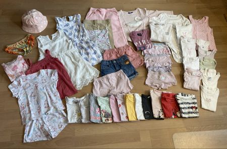 Sommer Kleiderpaket Mädchen, Grösse 98/104