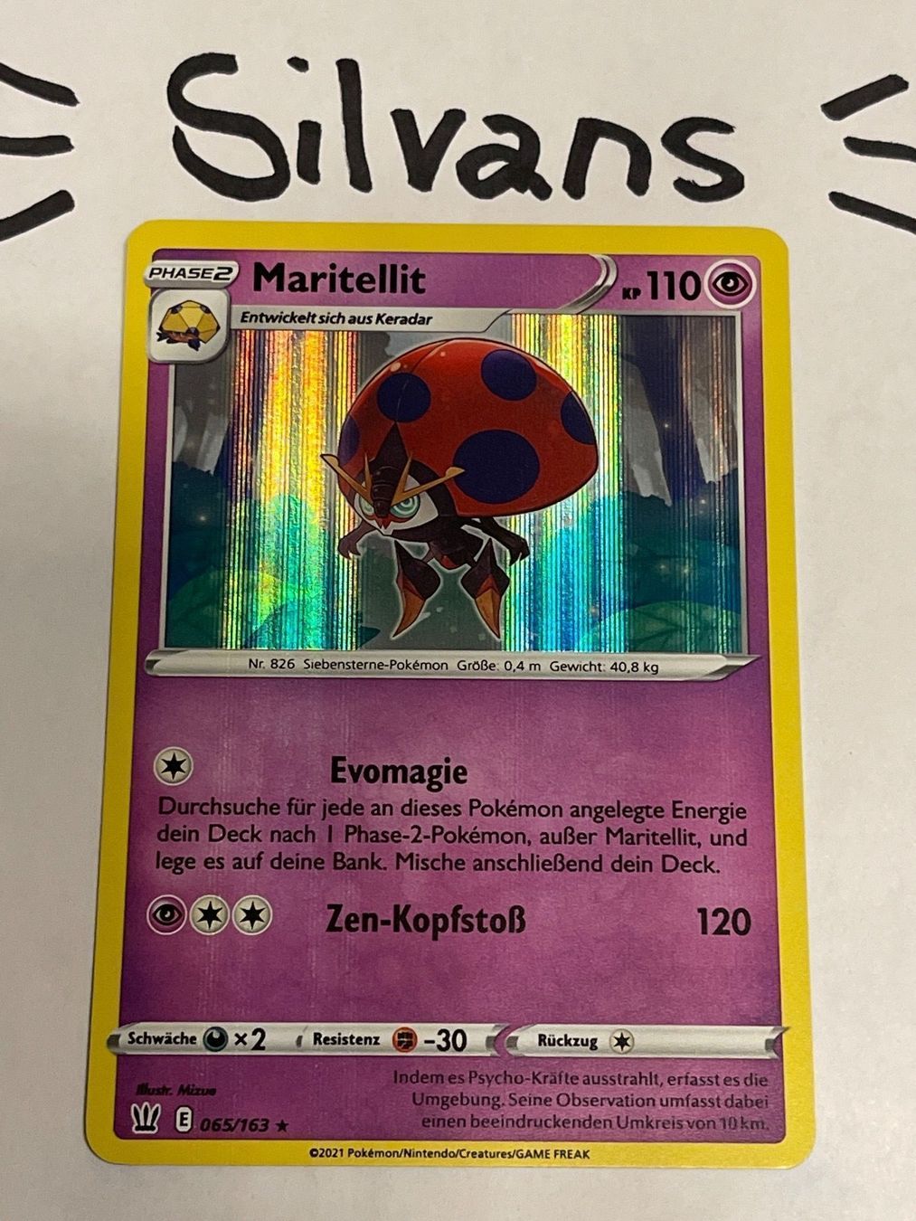 Pokémon Carte collezionabili: Maritellit Holo Kampfstile Battle Styles Deutsch – Nuovo (secondo la descrizione) da Wil SG venduto da Silvans