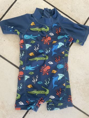 Badeanzug UV-Schutz Gr. 86 mit Tiermotiv für Kids!