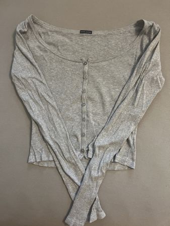 Brandy Melville Top, Grau, Top Zustand, Langarm