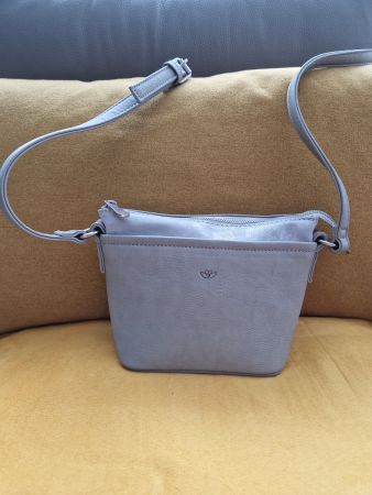 Sac à bandoulière gris clair, parfait!