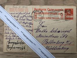 26.12.1921 alte PK Basel - Deutschland