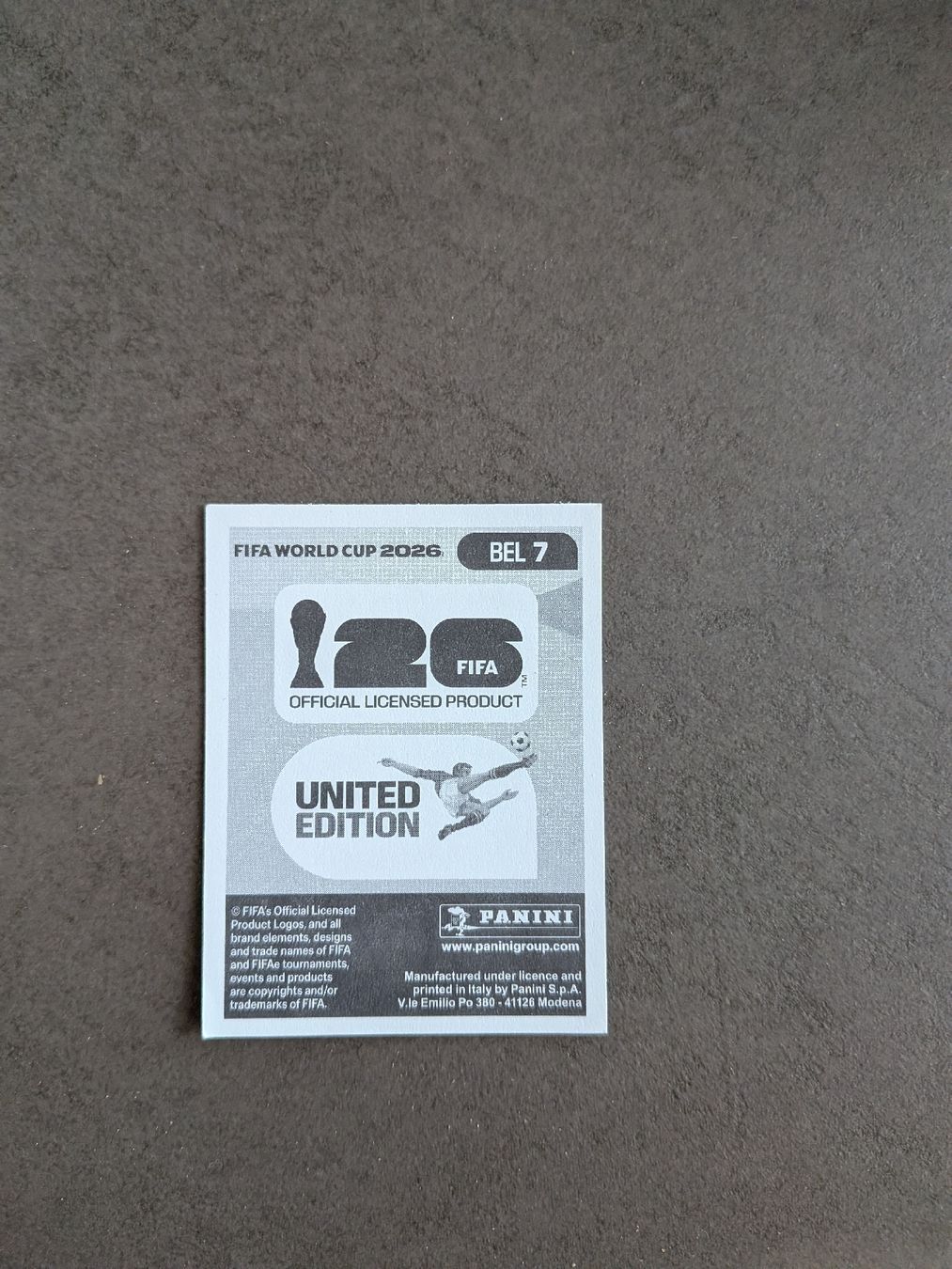 Panini Carte collezionabili: Panini WM 2026, BEL 7 – Nuovo (secondo la descrizione) da Eschenbach SG venduto da SanFranciscoCalifornia 1