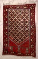Handgeknüpfter Afghan-Teppich 83x133