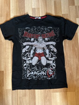 Dragon Muaythai T-Shirt Gr. S Schwarz einf. Brustweite 43cm