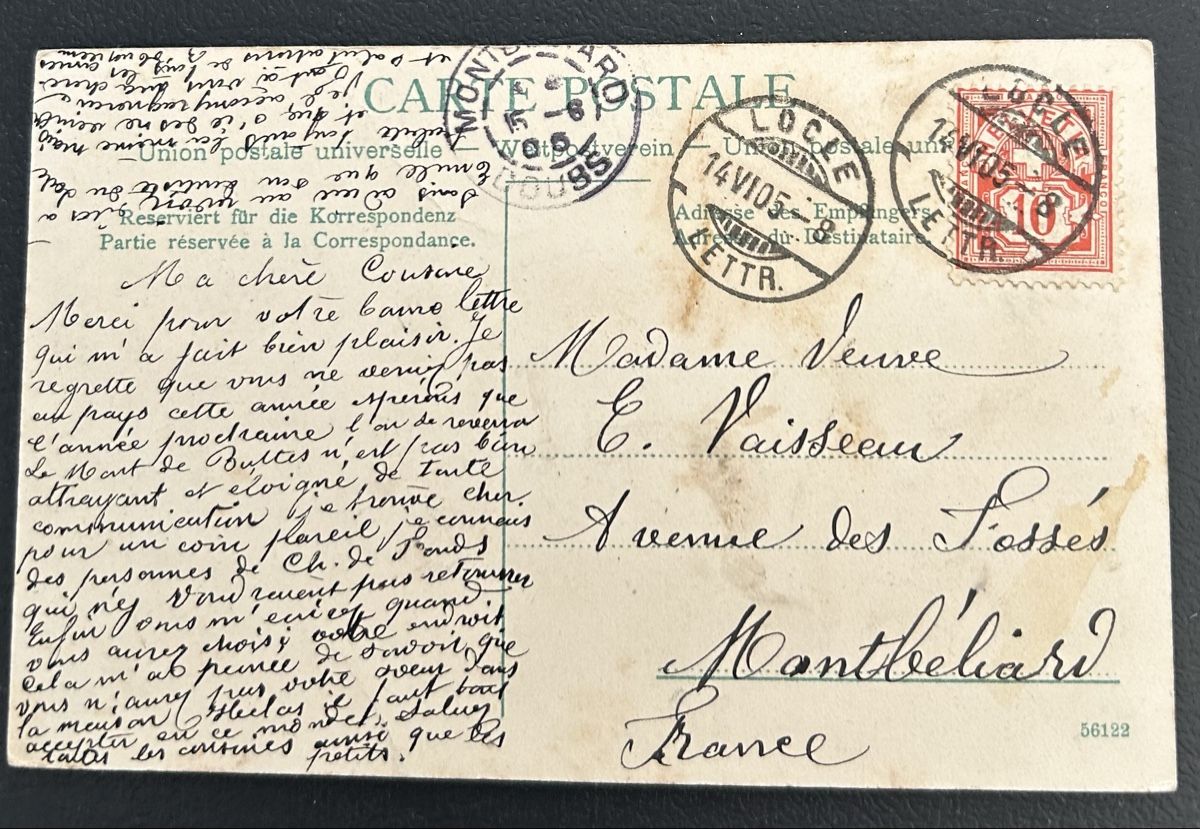 Cartoline postali: AK Le Locle Banque Canlonale – Usato da Horw venduto da Tellbub 1