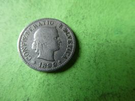 Schweiz 1899, 5 Rappen