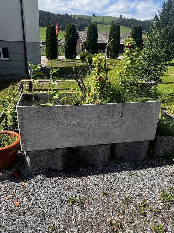 Blumentöpfe: Grosser Eternittopf 140x45x45 – Gebraucht aus Schönengrund von Oldbutgold93 1