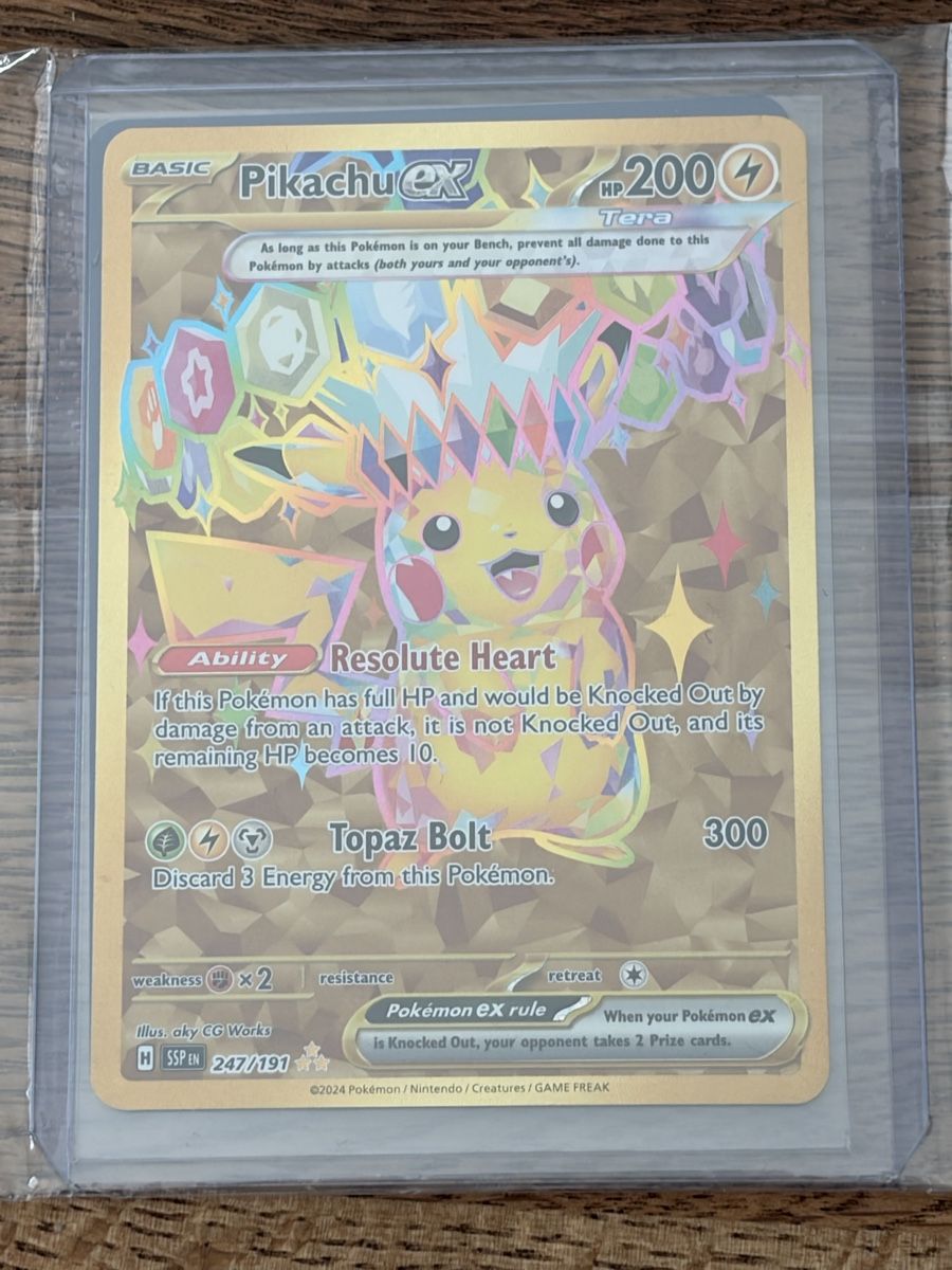 Pokémon Carte collezionabili: Pokemon Pikachu ex 247/191 EN – Nuovo (secondo la descrizione) da Aeschi SO venduto da Fran1385 1