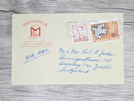 CL06 Enveloppe + Timbre Belgique 1962
